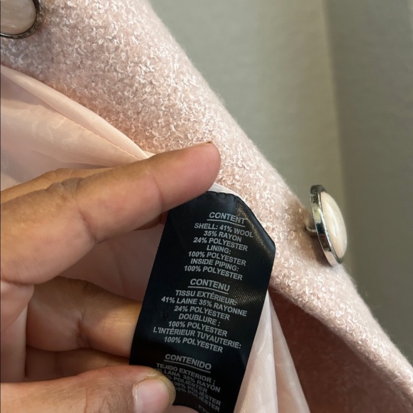 Kensie Women's Light Pink Trench Coat XS - Picture 9 of 10